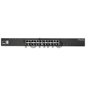 Коммутатор  ECS4510-28T Edge-corE 24 x GE + 2 x 10G SFP+ ports + 1 x expansion slot (for dual 10G SFP+ ports) L2+ Stackable Switch, w/ 1 x RJ45 console port, 1 x USB type A storage port, RPU connector, fan-less design, Stack up to 4 units {3}