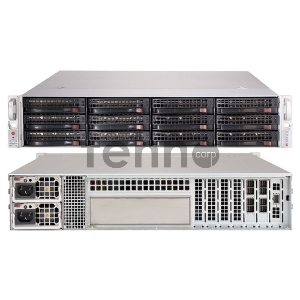 Корпус SuperMicro CSE-826BE2C-R741JBOD 2x740W черный