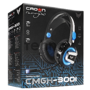 Гарнитура игровая CROWN CMGH-3001 Black&blue