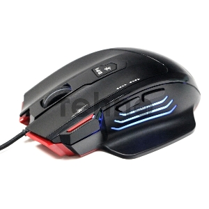 Мышь игровая Гарнизон GM-790G, 6 кнопок + колесо кнопка, грузики, 3200DPI, кабель 1.5м