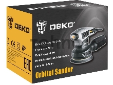 Эксцентриковая шлифовальная машина Deko DKG400-125 400Вт