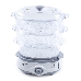 Пароварка Endever Vita-170, белый/серый, мощность 1000 Вт, объем 11 л, три уровня готовки, индикатор питания, контроль уровня воды, таймер с отключени, фото 21