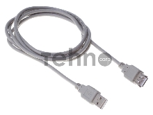 Кабель Buro BHP RET USB_AF30 USB A(m) USB A(f) 3м серый блистер