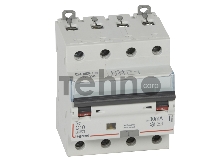 Выключатель автоматический дифференциального тока 4п C 10А 30мА тип AC 6кА DX3 Leg 411185