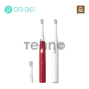 Электрическая зубная щетка DR.BEI YMYM GY1 Sonic Electric Toothbrush красная