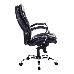 Кресло руководителя Бюрократ T-9950/BLACK-PU сиденье черный искусственная кожа крестовина хром, фото 5