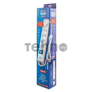 Фильтр-удлинитель Power Cube PRO, 3,0 м, LC контур, 16А/3,5кВт