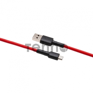 Кабель USB XIAOMI Mi Braided USB Type-C Cable SJX10ZM 100см красный