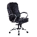 Кресло руководителя Бюрократ T-9950/BLACK-PU сиденье черный искусственная кожа крестовина хром, фото 1