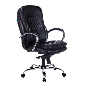 Кресло руководителя Бюрократ T-9950/BLACK-PU сиденье черный искусственная кожа крестовина хром Кресло руководителя Бюрократ T-9950/BLACK-PU сиденье черный искусственная кожа крестовина хром