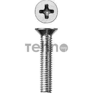 Винт DIN 965, M6 x 35 мм, 5 кг, кл. пр. 4.8, оцинкованный, ЗУБР