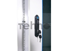 Шкаф коммутационный ЦМО (ШТК-Э-42.8.8-13АА) напольный 42U 800x800мм пер.дв.стекл металл 2 бок.пан. 710кг серый 715мм 105кг