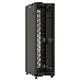 Шкаф напольный Hyperline TTB-4288-DD-RAL9004 19-дюймовый, 42U, 2055x 800х 800 мм (ВхШхГ), передняя и задняя распашные перфорированные двери (75%), ручка с замком, крыша нового типа, цвет черный, фото 5