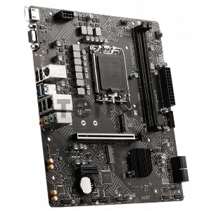 Материнская плата MSI PRO H610M-B DDR4 / Intel H610 LGA1700 2xDDR4-3200 1xPCIex16 4xSATA 1xM.2 HDMI VGA / mATX