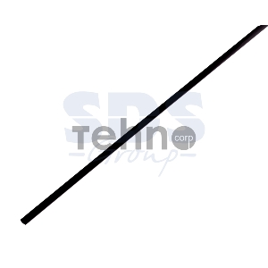 Термоусаживаемая трубка REXANT 5,0/2,5 мм, черная (бухта 100 м)