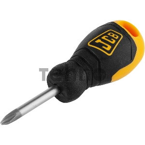 Отвертка JCB, хромомолибденовая сталь S2, двухкомпонентная рукоятка, магнитный наконечник, PH №2х40мм Отвертка JCB, хромомолибденовая сталь S2, двухкомпонентная рукоятка, магнитный наконечник, PH №2х40мм