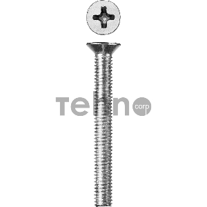 Винт DIN 965, M6 x 55 мм, 5 кг, кл. пр. 4.8, оцинкованный, ЗУБР