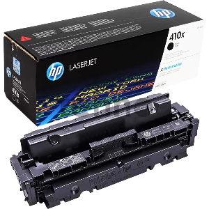 Тонер-картридж Hewlett-Packard HP 410X (CF410X) черный для LJ Pro M452/M477 6500 стр.