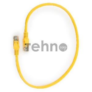 Патч-корд медный UTP Cablexpert PP10-0.25M/Y кат.5e, 0.25 м, литой, многожильный (желтый)