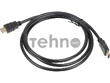 Кабель аудио-видео Behpex HDMI (m)/HDMI (m) 2м. Позолоченные контакты черный