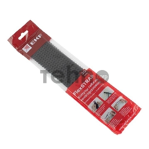 Хомут гибкий многоразовый черн. FlexSTRAP (уп.20шт) PROxima EKF plc-fs-br