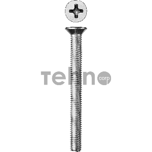 Винт DIN 965, M6 x 65 мм, 5 кг, кл. пр. 4.8, оцинкованный, ЗУБР