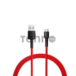 Кабель USB XIAOMI Mi Braided USB Type-C Cable SJX10ZM 100см красный Кабель USB XIAOMI Mi Braided USB Type-C Cable SJX10ZM 100см красный