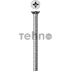 Винт DIN 965, M6 x 75 мм, 5 кг, кл. пр. 4.8, оцинкованный, ЗУБР