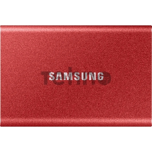 Твердотельный накопитель Samsung SSD 2TB T7 Touch, USB Type-C, R/W 1000/1050MB/s, Red