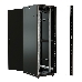 Шкаф серверный WRline (WR-TT-2268-AS-RAL9004) напольный 22U 600x800мм пер.дв.стекл задн.дв.стал.лист 2 бок.пан. 800кг черный 710мм 1166мм IP20 сталь, фото 4