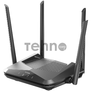 Двухдиапазонный гигабитный Wi-Fi 6 маршрутизатор D-Link DIR-X1530/RU/A1A AX1500 (466526)