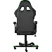 Компьютерное кресло игровое Formula series OH/FE08/NE цвет черный с зелеными вставками нагрузка 120 кг, фото 5