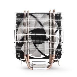 Кулер ExeGate Wizard EXX400V2-PWM.FRGB (Al+Cu, 4 тепл.трубки, LGA775/1150/1151/1155/1156/1200/1700/AM2/AM2+/AM3/AM3+/AM4/FM1/FM2/754/939/940, TDP 140W, Fan 120mm, PWM, 800-2400RPM, Hydro bearing, 4pin, 11-24db, 585г, FRGB подсветка, с термопастой, на заще
