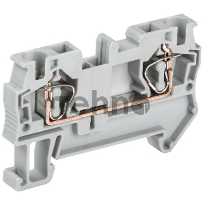 Клемма пружинная КПИ 2в-4 41А сер. IEK YZN11-004-K03