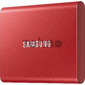 Твердотельный накопитель Samsung SSD 2TB T7 Touch, USB Type-C, R/W 1000/1050MB/s, Red