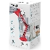 Светильник Gauss GT0024 настольный на струбцине/основание E27 красный 60Вт, фото 4