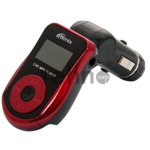 Автомобильный FM-модулятор Ritmix FMT-A720 красный SD USB PDU