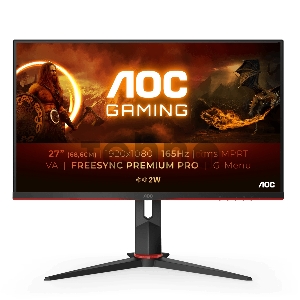 МОНИТОР 27 AOC 27G2SAE Black-Red (VA, 1920x1080, 165Hz, 1 ms, 178°/178°, 350 cd/m, 80M:1, +2xHDMI 1.4, +DisplayPort 1.2
