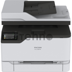 МФУ Ricoh M C240Fw, A4, цветное, 512Мб, 24стр/мин, PCL, PS, дуплекс, LAN, Wi-Fi, факс, ADF50, старт.картриджи (750/500стр)