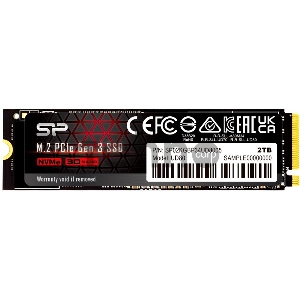 Накопитель SSD Silicon Power PCI-E x4 2Tb SP02KGBP34UD8005 M-Series UD80 M.2 2280