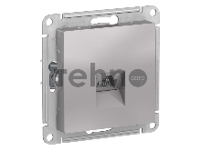 Механизм розетки компьютерной ATLAS DESIGN RJ45 алюм. SchE ATN000383