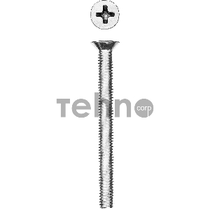 Винт DIN 965, M4 x 40 мм, 10 шт, кл. пр. 4.8, оцинкованный, ЗУБР