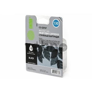 Картридж струйный Cactus CS-C8767 черный для №130 HP DeskJet5743/6543/6843, PhotoSmart2613/2713 (29ml)
