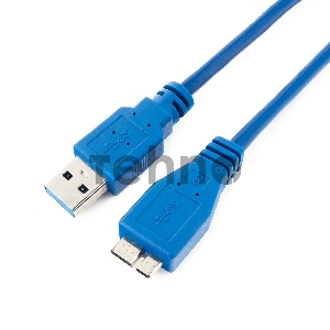 Кабель Gembird/Cablexpert CCP-mUSB3-AMBM-0.5M Кабель USB 3.0 Pro , AM/microBM 9P, 0.5м, экран, синий