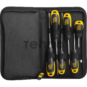 Набор JCB JSD019  сталь S2.двухкомпонентные рукоятки.магнитный наконечник.7 предм.чехол