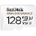 Флеш карта microSD 128GB SanDisk microSDXC Class 10 UHS-I U3 V30 High Endurance Video Monitoring Card, фото 2