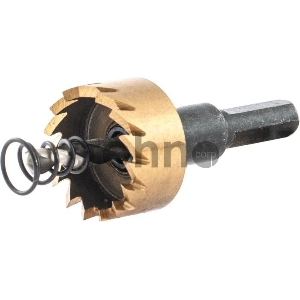 Коронка по металлу HSS, 26 мм, нитридтитановое покрытие //Denzel