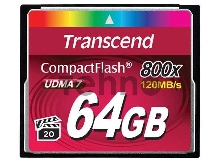 Флеш карта CF 64GB Transcend, 800X