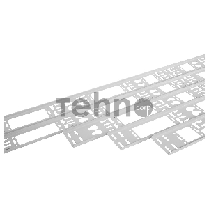 Вертикальный кабельный органайзер в шкаф, ширина 150 мм 42U, черный