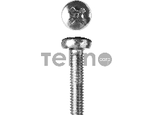 Винт DIN 7985, M4 x 16 мм, 5 кг, кл. пр. 4.8, оцинкованный, ЗУБР
